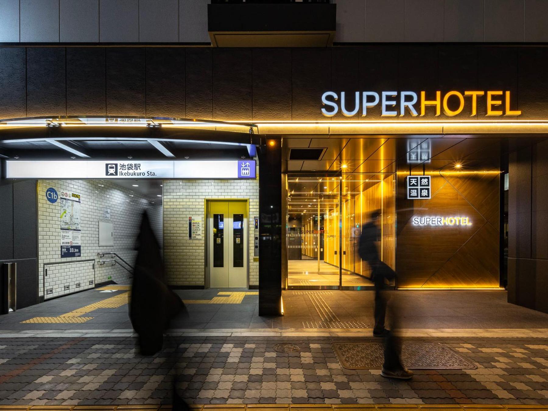 Super Hotel Ikebukuro West Natural Hot Spring Tokio Exterior foto